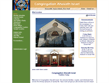 Tablet Screenshot of congregationahavathisrael.com